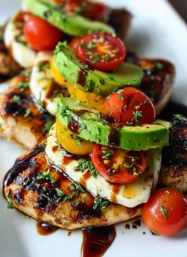 Juicy grilled chicken topped with fresh California avocado.