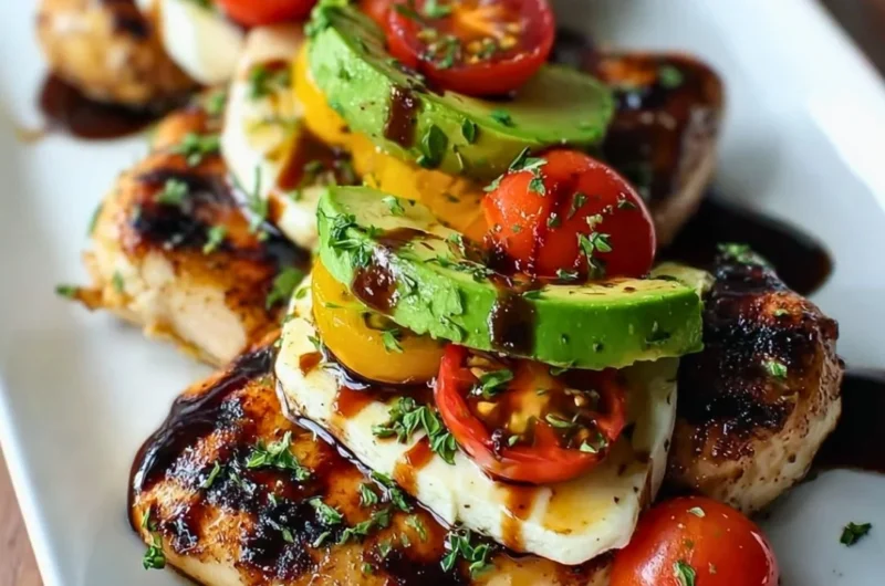 Juicy grilled chicken topped with fresh California avocado.