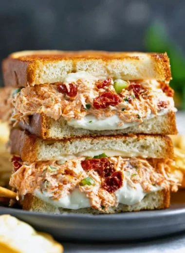 Zesty Sun-Dried Tomato Chicken Salad with fresh ingredients