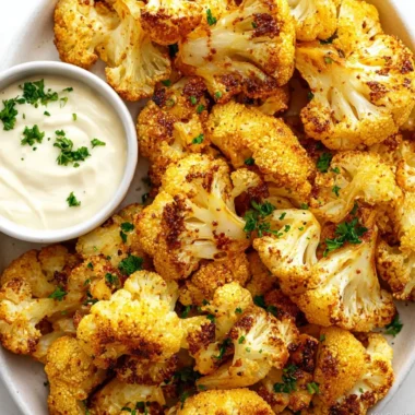 Delicious air fryer cauliflower dish served in a bowl