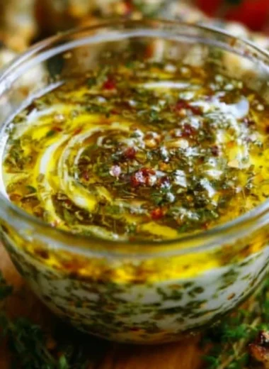 Marinated chicken with Greek olive oil and herbs on a grill