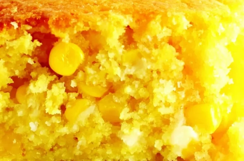 Delicious Easter Corn Casserole served in a dish