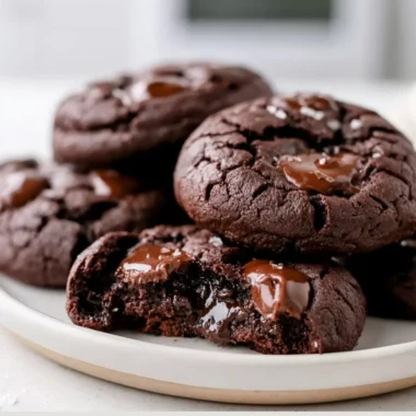 Delicious keto flourless fudge cookies perfect for chocolate lovers