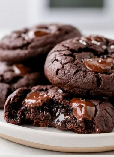 Delicious keto flourless fudge cookies perfect for chocolate lovers