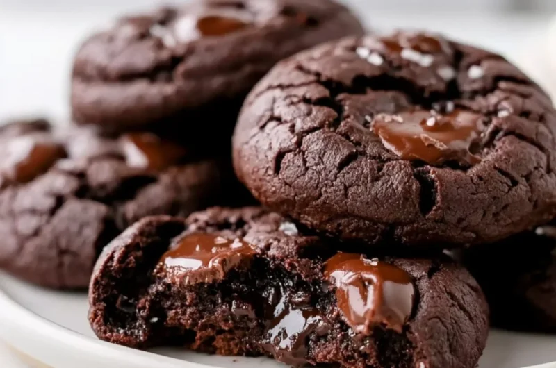 Delicious keto flourless fudge cookies perfect for chocolate lovers