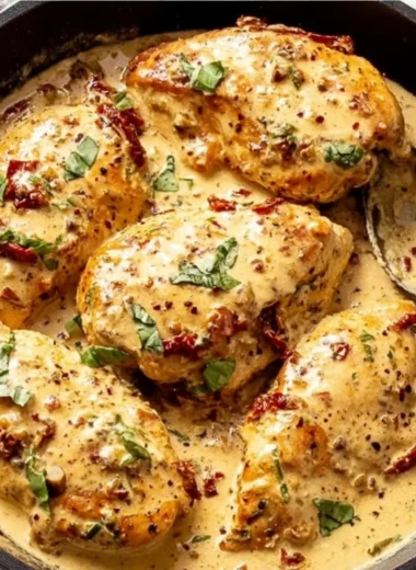 Delicious Marry Me Chicken dish served on a plate