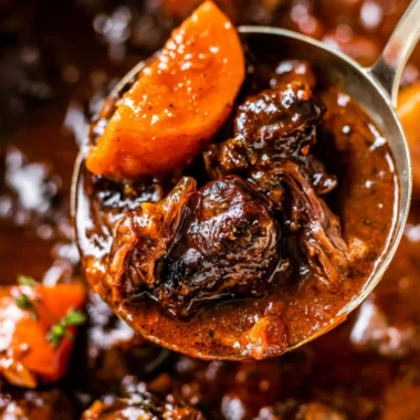 Delicious Irish stew recipe featuring tender meat and fresh vegetables.