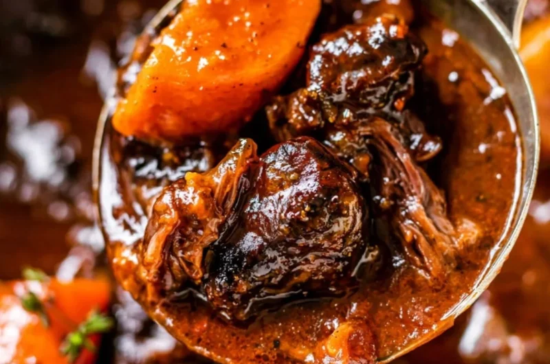 Delicious Irish stew recipe featuring tender meat and fresh vegetables.