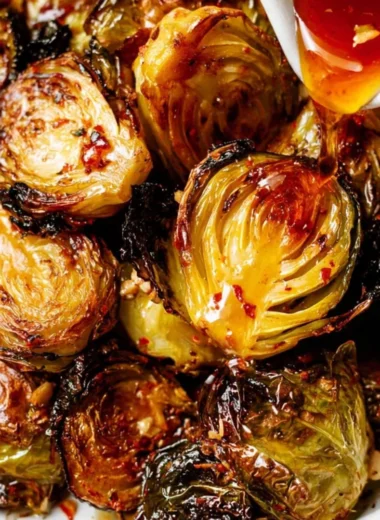 Delicious Longhorn Steakhouse Brussel Sprouts served as a side dish.