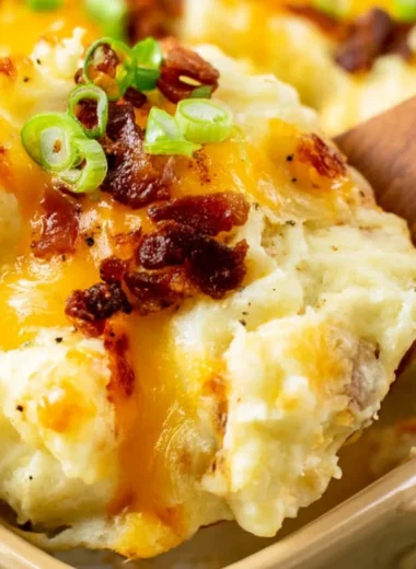 Creamy Twice Baked Potato Casserole recipe by The Pioneer Woman