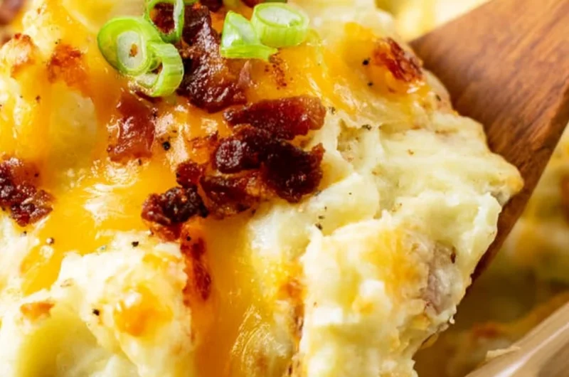 Creamy Twice Baked Potato Casserole recipe by The Pioneer Woman